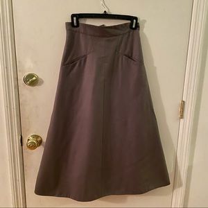 Rachel Comey wool, A-line maxi grey skirt - size S